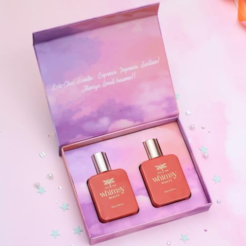 Image of Whimsy Beauty Fragrance Kit for Kids | Alcohol Free Water Based Scent with Mild Long Lasting Aroma | Eco Friendly Skin Safe Gifting Set for Girls | Pack of 2 |Organic, Natural, Chemical Free
