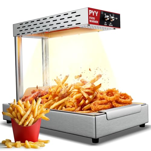 PYY French Fry Warmer - Food Heat Lamp for Chips