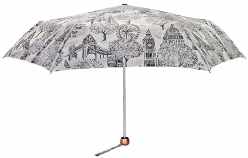 Cathkidstonwomensumbrella Cath Kidston London Toile Minilite Folding Umbrella & Cover Handbag Size