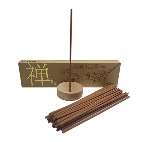 Aromasenses.- Incienso Japones 50 Sticks + Soporte Quemador (Zen)