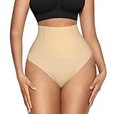 Lover-Beauty Shapewear Tummy Control Thong Underwear for Women High Waist Body Shaper Invisible Womens Underwear