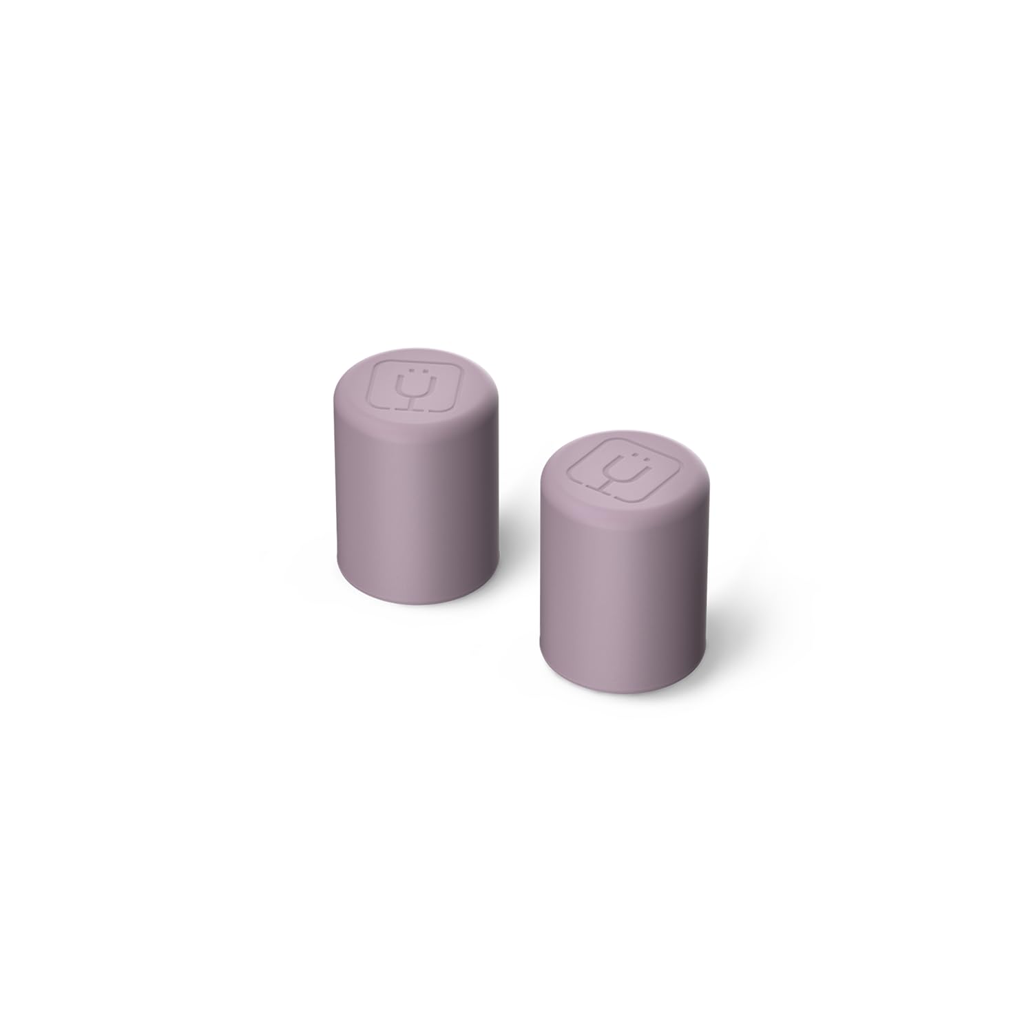 BrüMateMagnetic Straw Caps - Silicone Straw Caps 2 pack - Compatible with All Era and Resa Tumblers (Lilac Dusk)