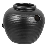 Respectueux des plantes : la conception à toit ouvert permet l'ajout de plantes hydroponiques, ajoutant une touche de verdure à votre installation, fontaine de jardin, fontaines de table d'intérieur