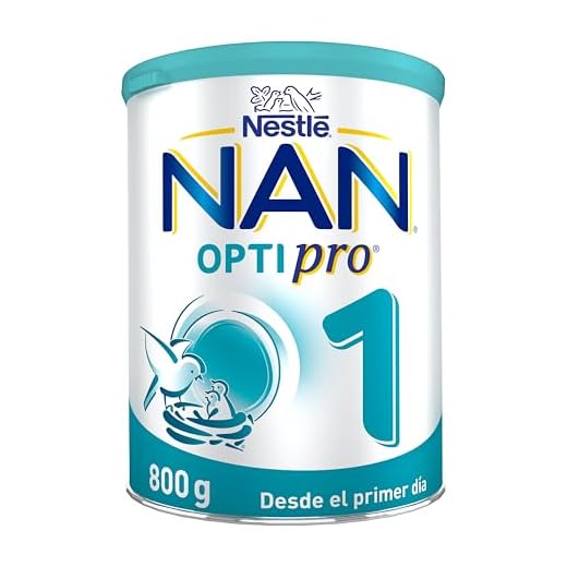 Nestlé NAN OPTIPRO 1 - Leche para lactantes en polvo - bote de 800g