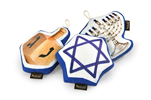 P.L.A.Y. Pet Lifestyle and You - Hanukkah Set - Push Toy for Cats and Dogs - Chanukkah, Hanukkah Set of Three