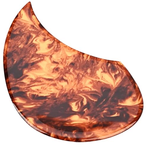 2mm厚のウォータードロップ型フォークギター保護パネル 傷防止アクセサリー ギターパーツアクセサリー