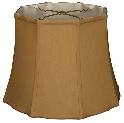 Royal Designs Pointed Drum Basic Lamp Shade, Antique Gold, 9 x 12 x 9.5