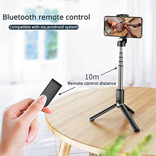 Trípode portátil SCRUBY palo selfie integrado con mando bluetooth para móvil 4