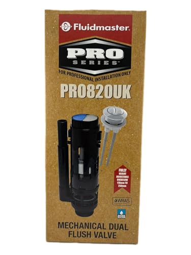 Fluidmaster PRO820UK Mechanical Dual Flush Valve, Universal Cistern Fit, Water-Saving Eco Flush, Easy DIY Installation - Image 2