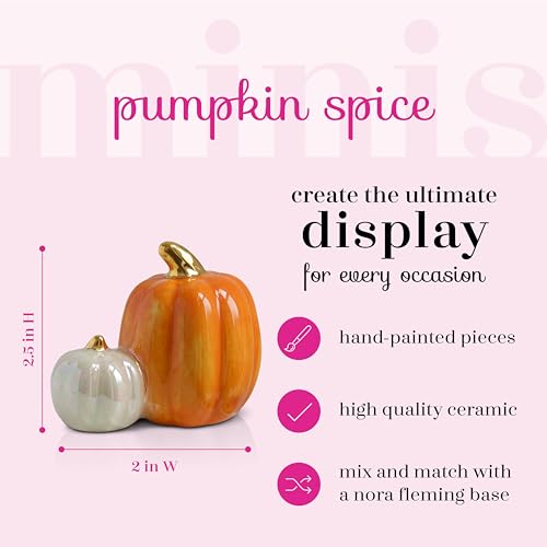 Image of Nora Fleming Hand-Painted Mini: Pumpkin Spice (Double Pumpkin) A02
