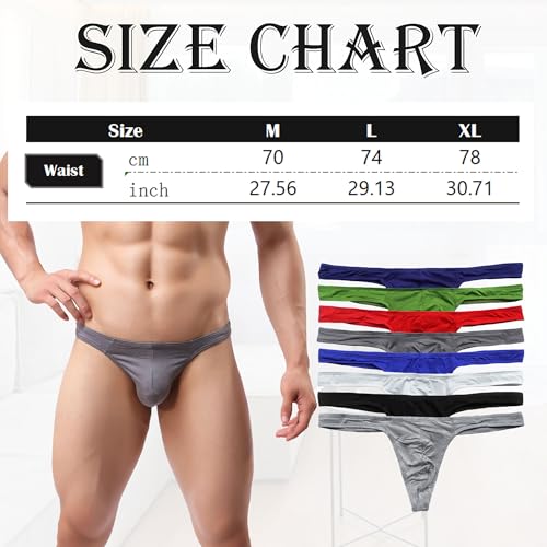 Mens Underwear G-String Thongs Low Rise Bikini Underwear Briefs Nightwear4