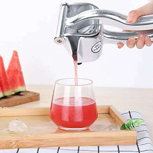 Heavy Duty Single Press Lemon Squeezer, Juicer Handheld,Premium Quality Metal Aluminum Alloy Lemon Squeezer, Manual Citrus Press Juicer, Lemon Lime Juice, Orange Juice, Apple Juice #TOP6