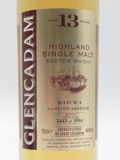 Amazon.co.jp: Glencadam 13 Years 46% 700ml : Food, Beverages