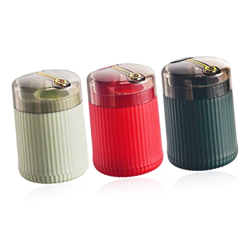 FUNOMOCYA 3pcs Toothpick Holder Small Toothpick Container Toothpick Organizer Toothpicks Toothpick Canister Pressing Toothpick Dispenser Desk Dispenser Toothpick Storage Case Pp