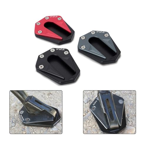 Remplacement plaque de béquille moto TRK 502 en aluminium CNC - 3