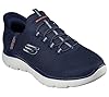 Skechers Men's Summits HIGH Range Sneaker, Navy Mesh/Trim, 7 UK #3