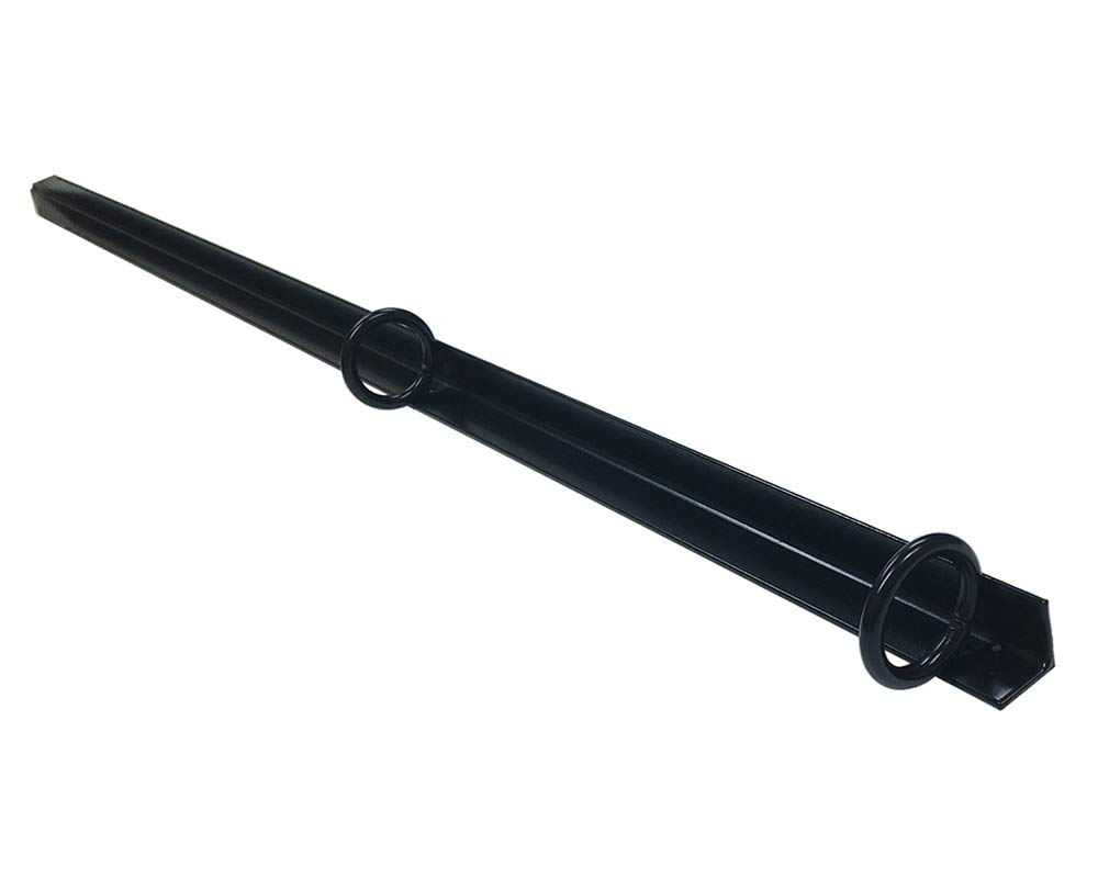 GRIP スチール製杭18インチ5本+2本(類似品)46cm Amazon | 杭 支柱 金属製 長さ110cm 黒色 100本セット 丈夫なスチール