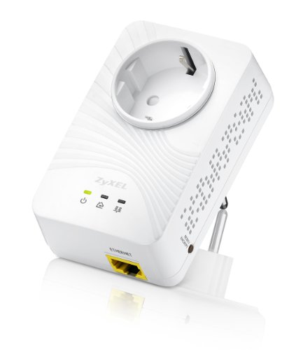 ZxXEL PLA4211 Mini Powerline Ethernet-Adapter mit Pass-Through Steckdose (500Mbps) ZxXEL PLA4211 Mini Powerline Ethernet-Adapter mit Pass-Through Steckdose (500Mbps)