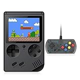 welltop Handheld Spielkonsole, 168 Klassische Spielen Retro Videospielkonsole mit 3 Zoll LCD Bildschirm Unterstütztung TV Anschluss und Spielen