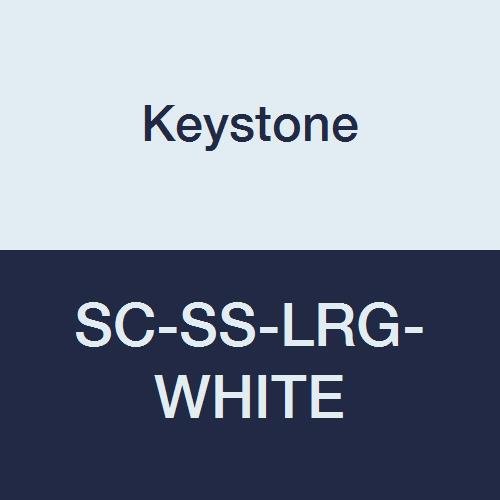 Keystone SC-SS-LRG-White Super Sticky, Non Skid, Water Resistant Shoe Cover, Large, White (Pack of 300)