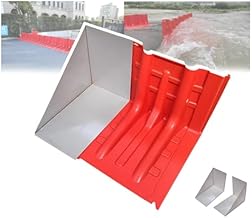 L-Shaped Reusable Flood Barrier for Homes - Effective Protection for Garages, Basements, Warehouses, and Rainforests - Prevent Flood Damage with Easy Installation