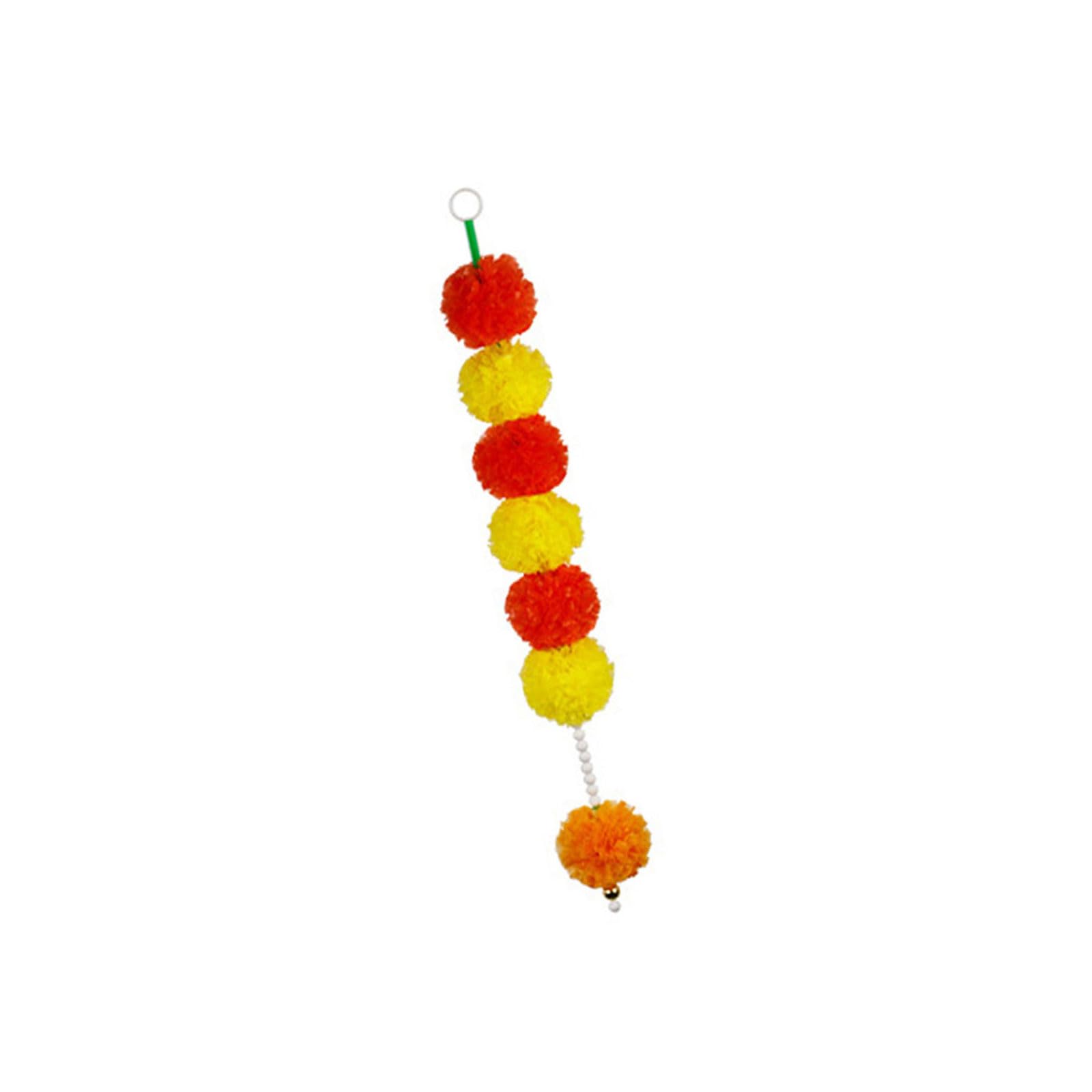 Jazuaiao Marigold Garlands for Decorations Artificial Marigold Flowers Garlands Indian Decors for Pooja, Wedding Christmas, Event Hanging Ornament