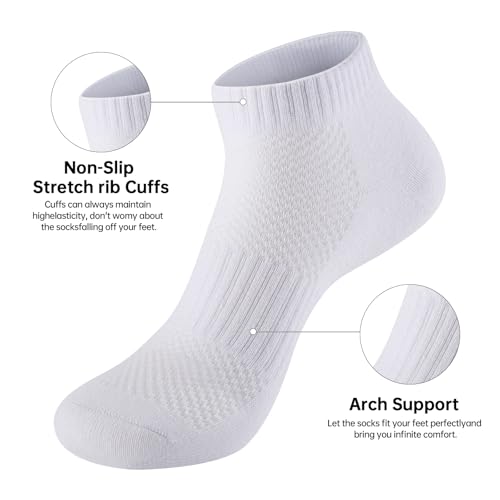 Womens Cotton Ankel Socks, Athletic Performance Running Moisture Wicking Breathable socks3