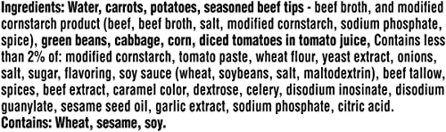 Campbell’s Chunky Soup, Roast Beef Tips With Vegetables Soup, 18.8 Oz Can (Case Of 12) #TOP5