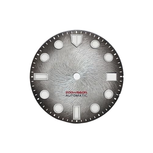 1pc �_�C���� 28.5 �~�����[�g��ῂ��������z�Ȃ��ڐ���u���[������v�A�N�Z�T���[ NH35 NH36 ���[�u�����g SKX007(Gradient silver,No tick mark)