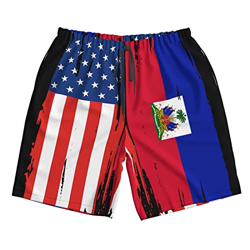 Men's Swim Trunks Bathing Mesh Lining Suit Swimsuits Beach Shorts with Pockets—15