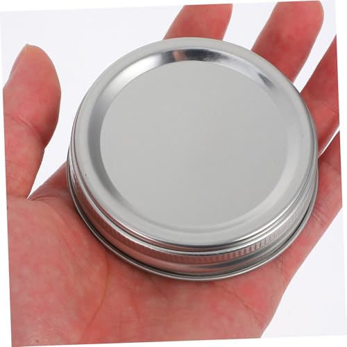 Couvercles de bocaux étanches Alipis en inox réutilisables pour conservation - 4