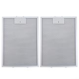 Photo Gallery volakebeing filtro per cappa da cucina in metallo, 370 x 270 mm, in rete di alluminio, lavabile, filtro antigrasso, ricambio per ventola di ricambio, 5 strati, colore argento (2 pezzi) Photo Gallery volakebeing filtro per cappa da cucina in metallo, 370 x 270 mm, in rete di alluminio, lavabile, filtro antigrasso, ricambio per ventola di ricambio, 5 strati, colore argento (2 pezzi)