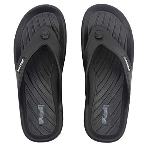 Image of ASIAN VS-03 flip-Flops,Chappal,Slippers,Sandal for Men (Black, numeric 7)