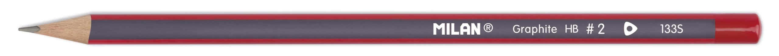 MILAN Box of 12 HB #2 Triangular Graphite Pencils