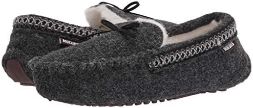 MUK LUKS mens on Style Slipper, Ebony Heather, 10 US | Image 6