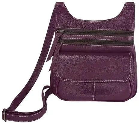 Bolsa Feminina Pequena Feita De Couro Legítimo Alça Tiracolo