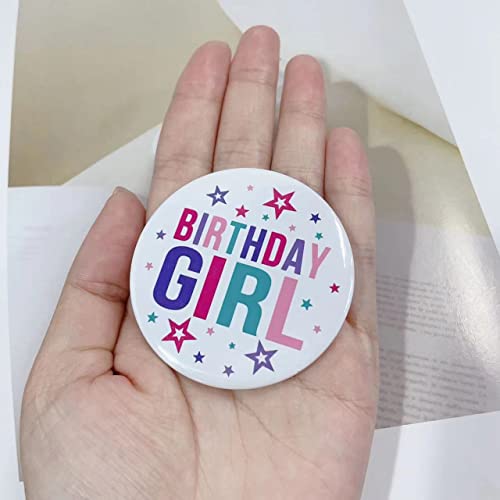 Birthday Button Pin Birthday Pins Brooch Birthday Party Lapel Pin Corsage Birthday Badge Pins Tinplate Badge Pin for Birthday Party Costume Accessory4