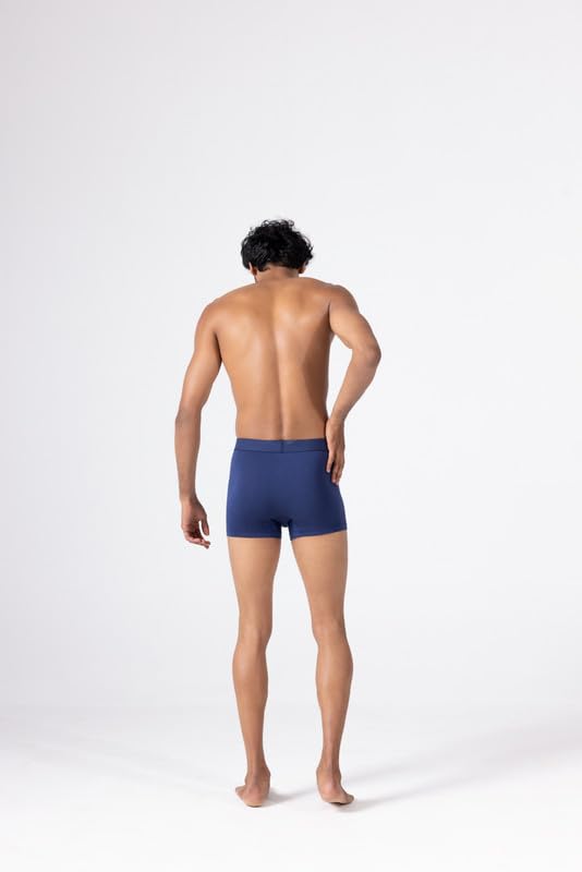 Image of HIELABS Micromodal Pouch Underwear for Men | Regular Fit Trunk | Ultra Soft & Breathable | Anti Odour | Ultrasoft Waistband | Men AllDayFit | Pack of 1 | Sizes S, M, L, XL, 2XL,3XL,4XL,5XL
