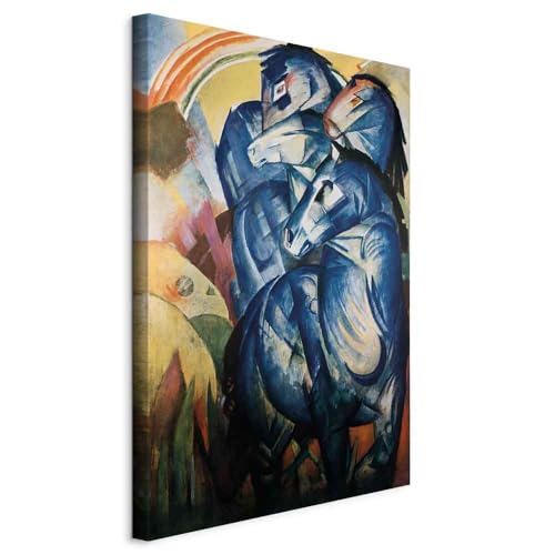 murando - Quadro Acustico Franz Marc 60x90 cm 1 Pezzo schiuma acustica Quadri Moderni Soggiorno - Stampa su Tela Pannelli Fonoassorbenti Decorativi Decorazione Parete Ufficio l-F-10561-b-a