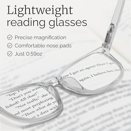 Image of CCVOO Reading Glasses for Women /Men, Eyeglasses, Blue Light Readers for Women /Men, Computer Eye Glasses, Cheaters