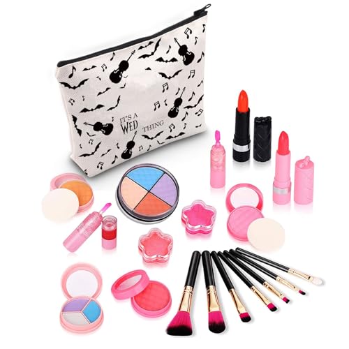 Horror Movie Cosmetic Bag Survival Kit It’s A Thing Makeup Bag With Zipper Horror Movie Merch (Wed Thing) - Image 4