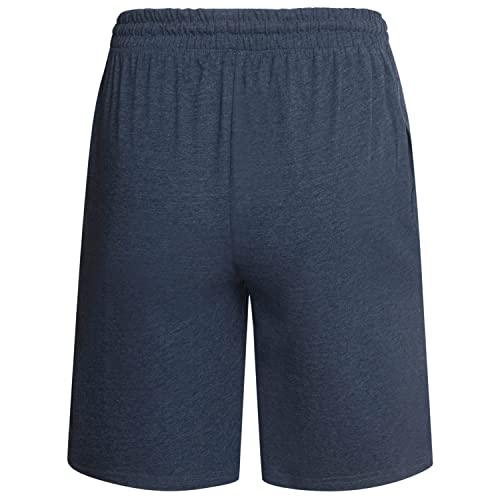 Image of Fila Men's 100% Brushed Jersey Pajama Night Sleep Short, Various Pack Size Options (Single Pack or 2 Pack)