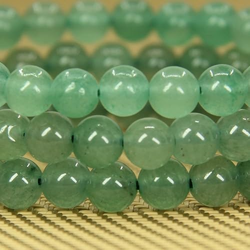 Handmade Gem Semi Precious Gemstone 8MM Round Beads Stretch Bracelet 7" Unisex - Image 4