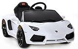 RASTAR Lamborghini Aventador Ride on Kids Battery Powered Wheels Car Rc Remote, 6V