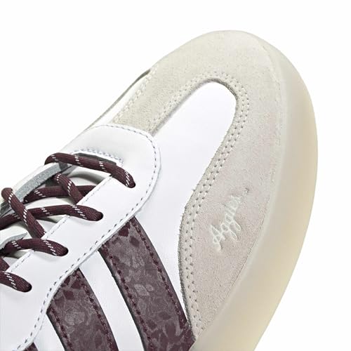 Image of adidas Men's NCAA Team Barreda Decode, White /Team Maroon /Black /Texas A&M University, 9