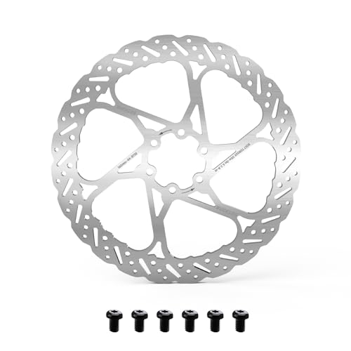 BUCKLOS RT58 MTB 140mm 160mm 180mm 203mm Bike Disc Brake Rotor with 6 Bolts
