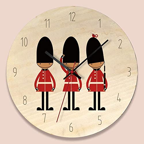 Horloge murale créative pour salon chaleureux au style rétro chic