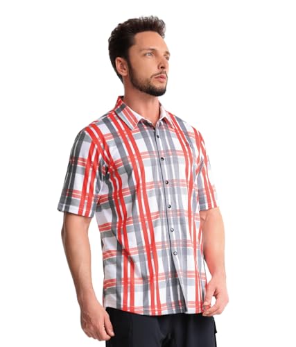 CEROTIPOLAR Gravel Cycling Shirts for Men Club Ride Shirts Casual Style High Wicking Fast-Dry