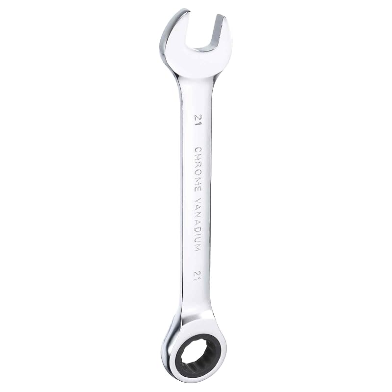 Chave Combinada com Catraca HARFINGTON 21 mm, 12 Pontos, Aço Cromo-Vanádio, 72 Dentes e Movimento de 5°