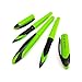 Uni-Ball AIR Micro - 0.5mm Fine Rollerball - Blue Ink - Green Barrel - 3 Pack